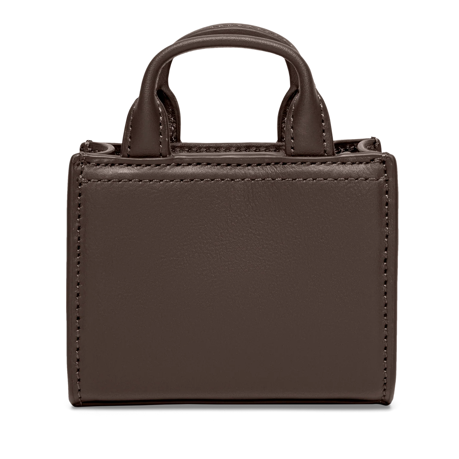 Serenity - Chocolate Brown - Micro Cross Body Bag (Glad Leer) - Image 7