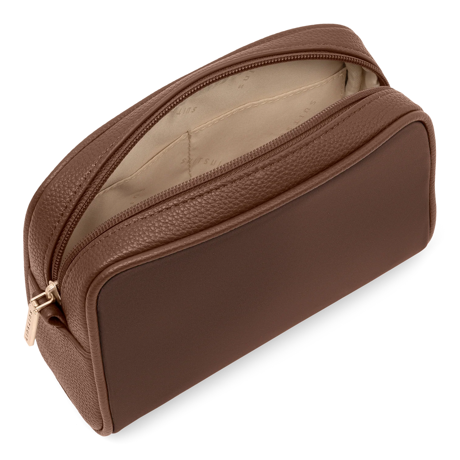 Serenity - Chocolate Brown - Toilettas XL & Make-up Tasje - Image 9